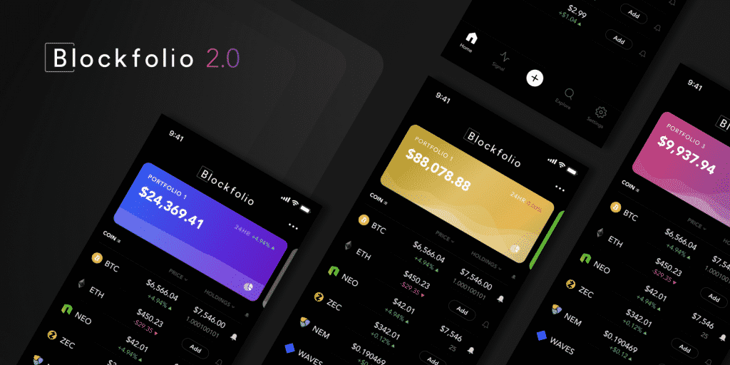 Blockfolio 2.0 Criptomonedas