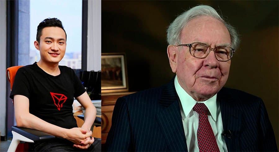 Justin Sun Warren Buffet Almuerzo